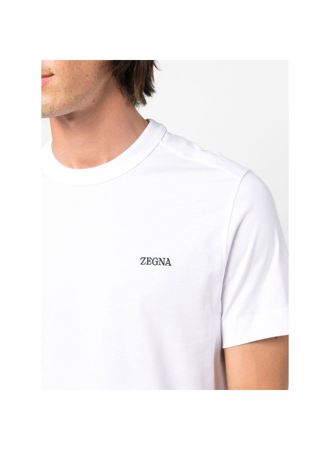 Logo Crew Neck T-Shirt in White