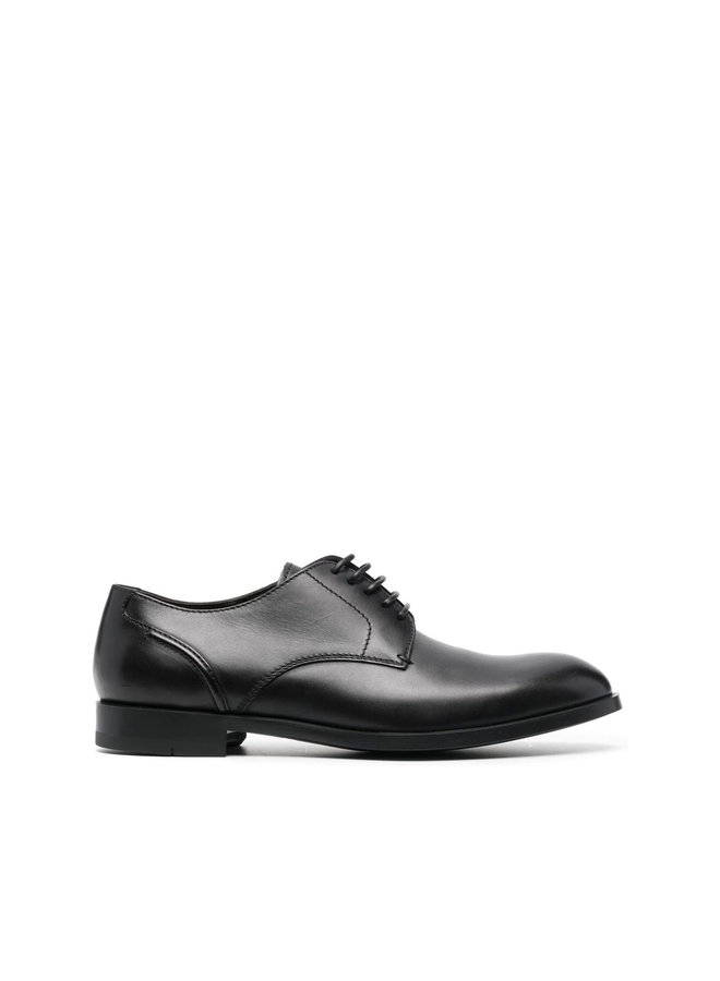 Sienna Derby Lace Up Shoes in Black