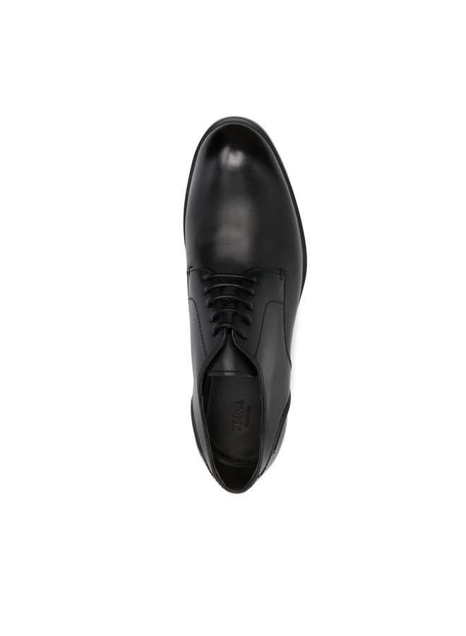 Sienna Derby Lace Up Shoes in Black