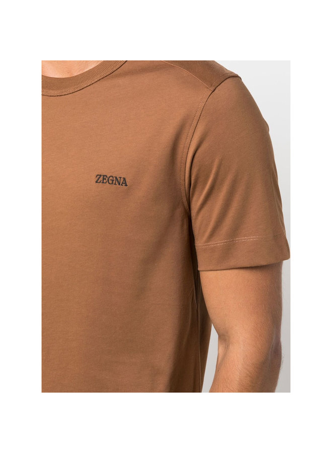 Logo Crew Neck T-Shirt in Vicuna