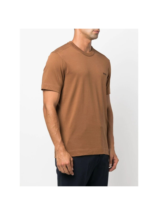 Logo Crew Neck T-Shirt in Vicuna