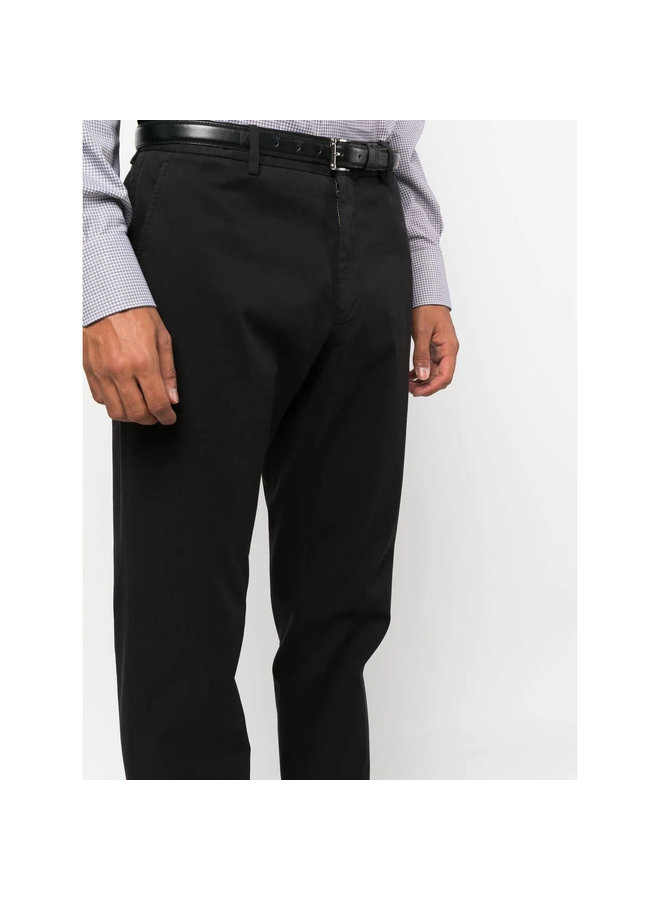 Straight Leg Chino Pants in Black