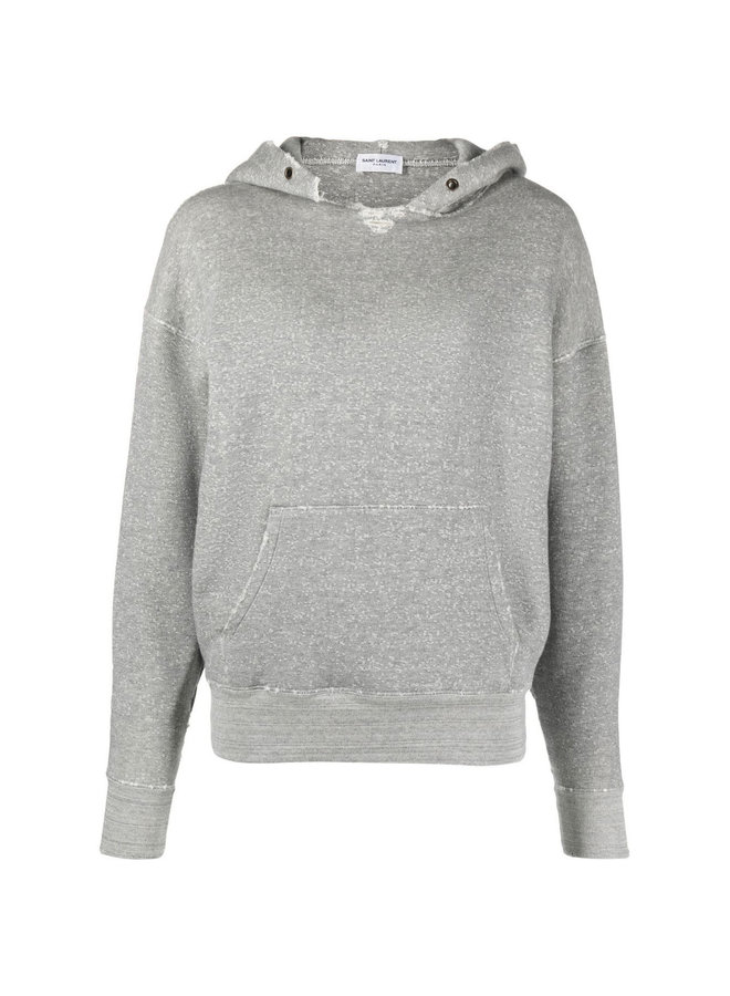 Université Distressed Sweatshirt in Grey