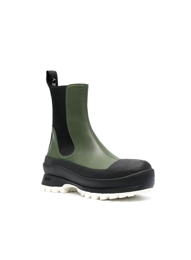 Trace Chelsea Boots in Military Green