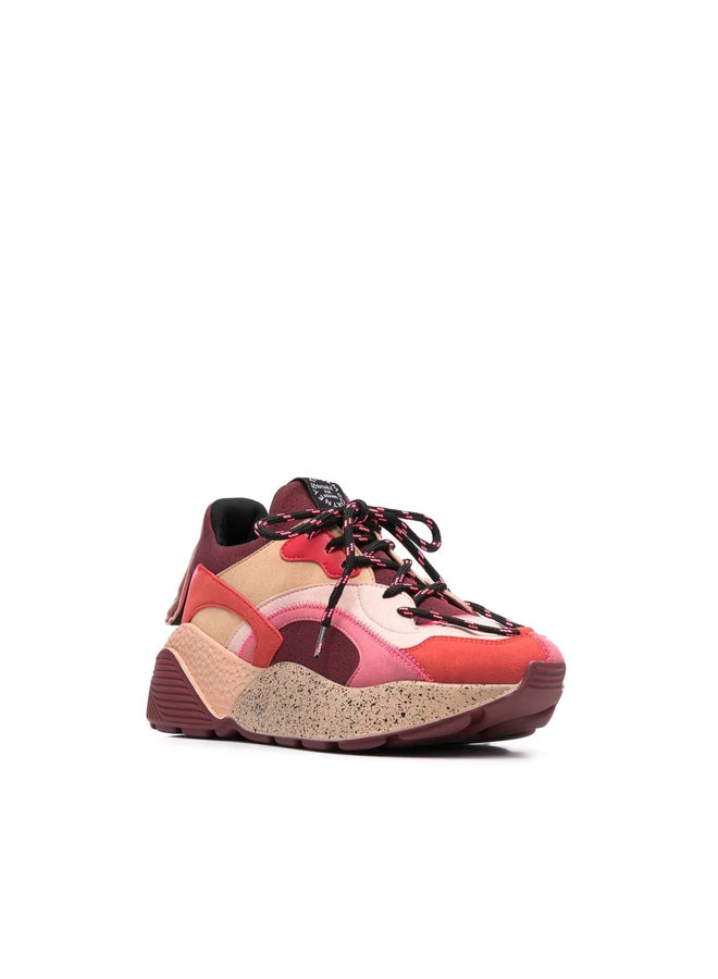 Eclypse Low Top Sneakers in Multi Red