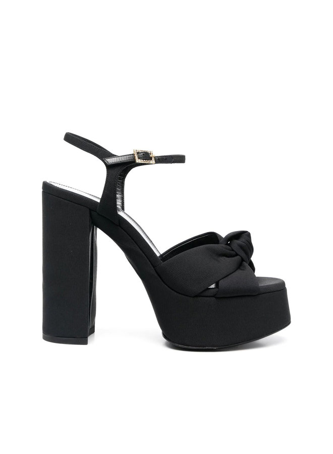 Bianca Platform Sandals in Black