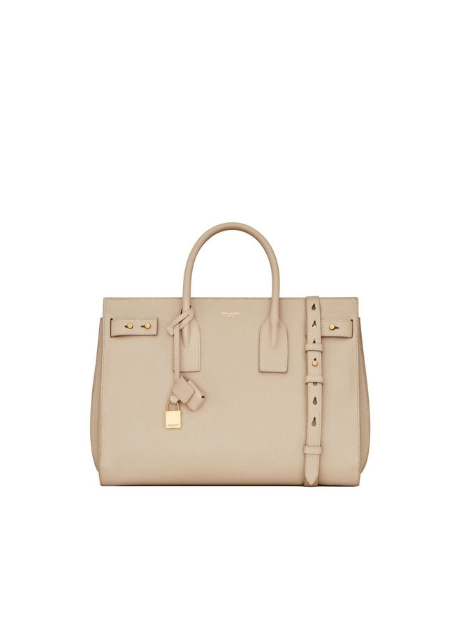 Sac De Jour Medium Tote Bag in Off White