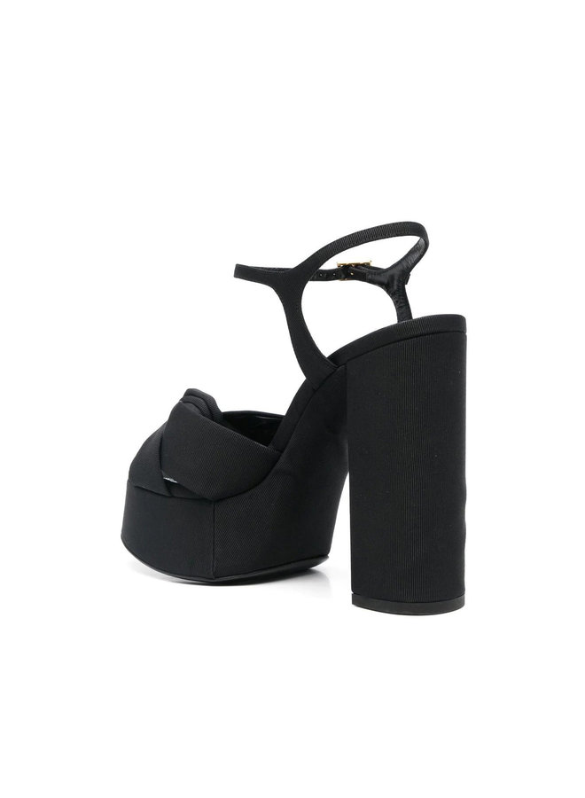 Bianca Platform Sandals in Black