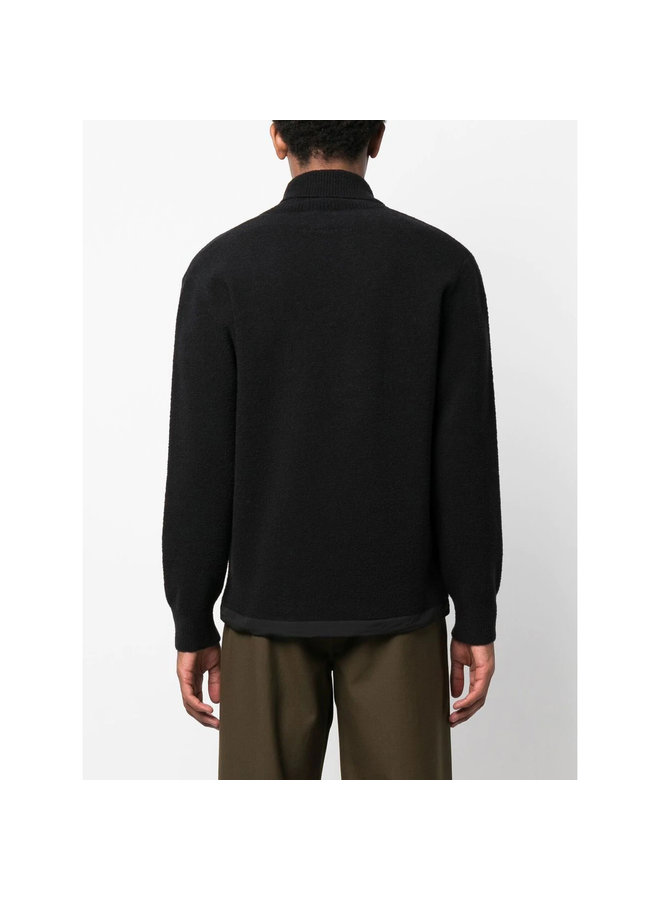 Long Sleeve Knitted Jumper in Black