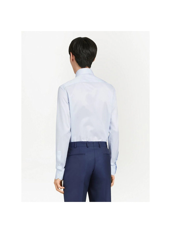 Long-Sleeve Formal Shirt in Light Blue