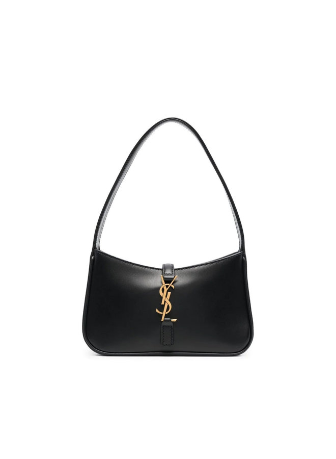 Le 5 à 7  Mini Shoulder Bag in Black/Gold