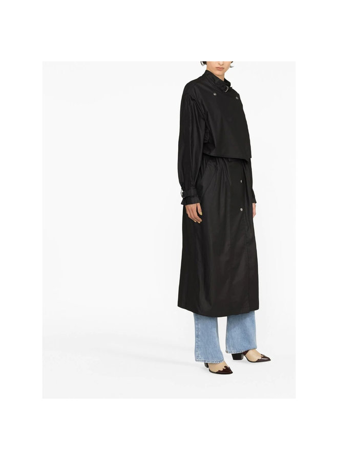 Crisley Trench Coat in Black