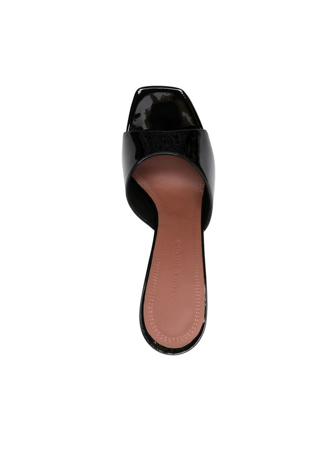Dalida High Heel Platform Mules in Black