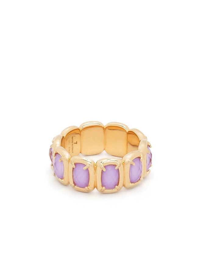 Toy Ring in Gold/Lavender