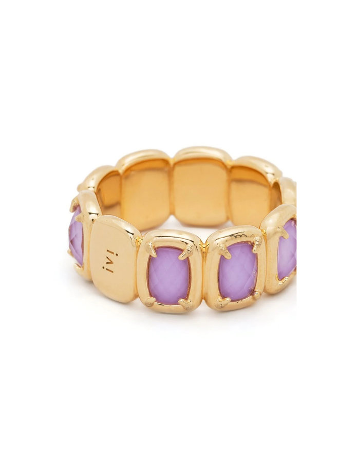 Toy Ring in Gold/Lavender