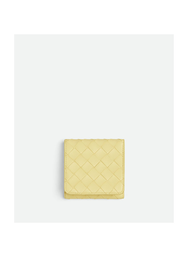 Tri-Fold Wallet in Light Yellow
