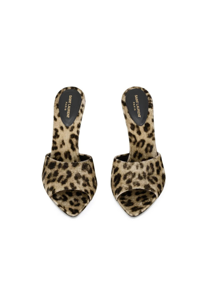 Suite High Heel Mule in Leopard Print