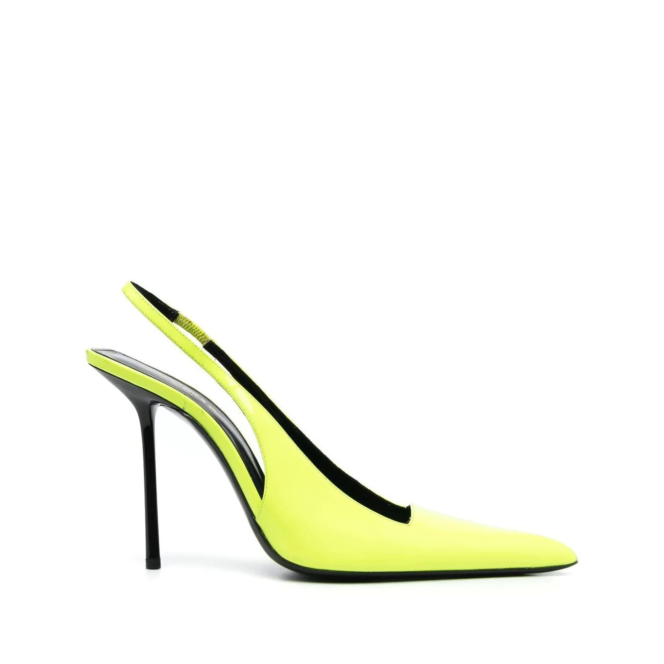 chartreuse, neon yellow, highlighter block heels... - Depop