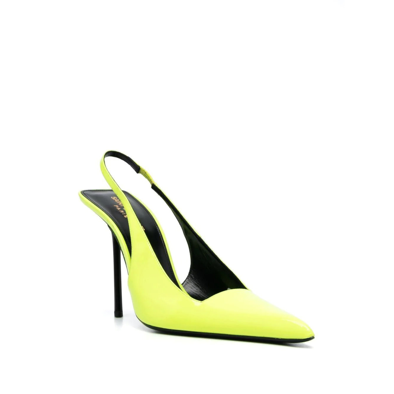 Christian Louboutin Un Bout 120 Yellow Patent Leather & PVC Heels but –  High Heel Hierarchy