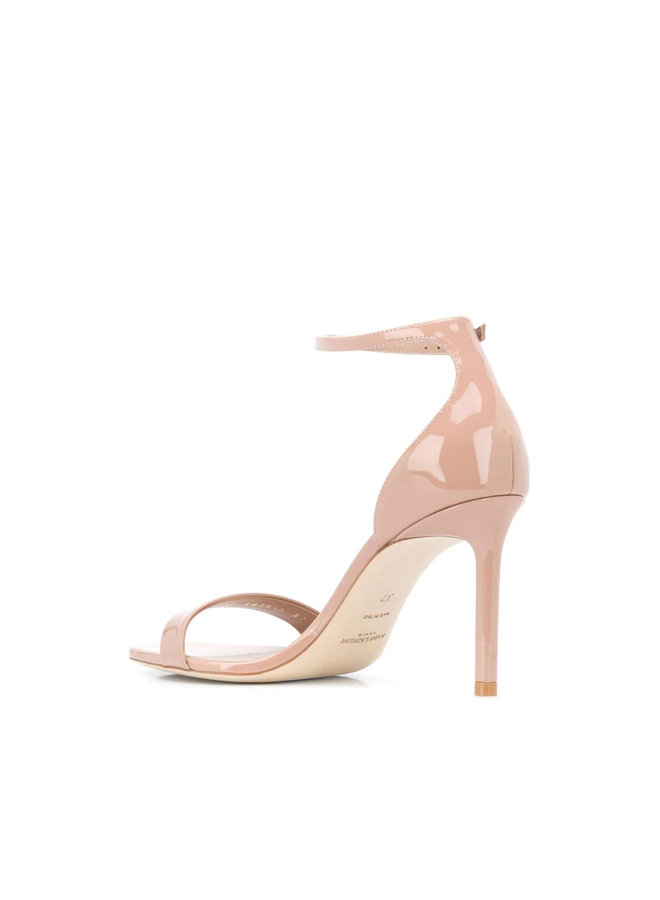 Amber Mid Heel Sandals in Nude