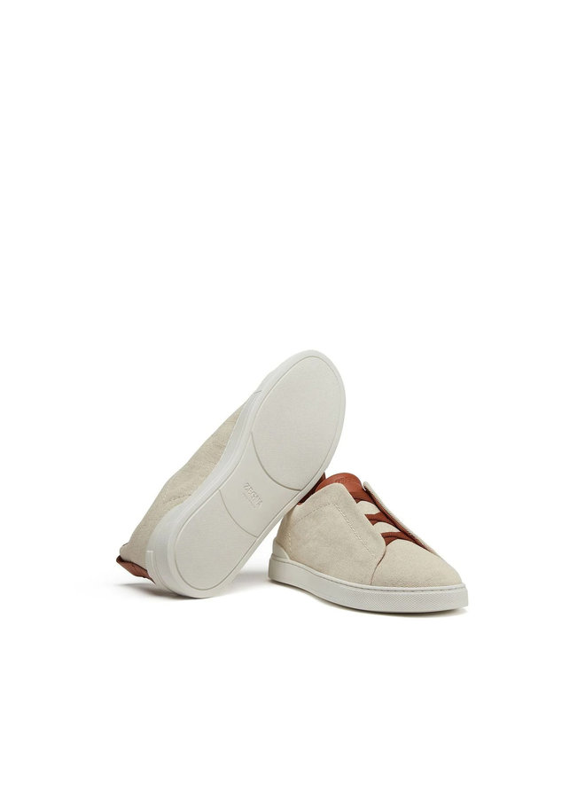 Triple Stitch™ Low-Top Sneakers in Beige