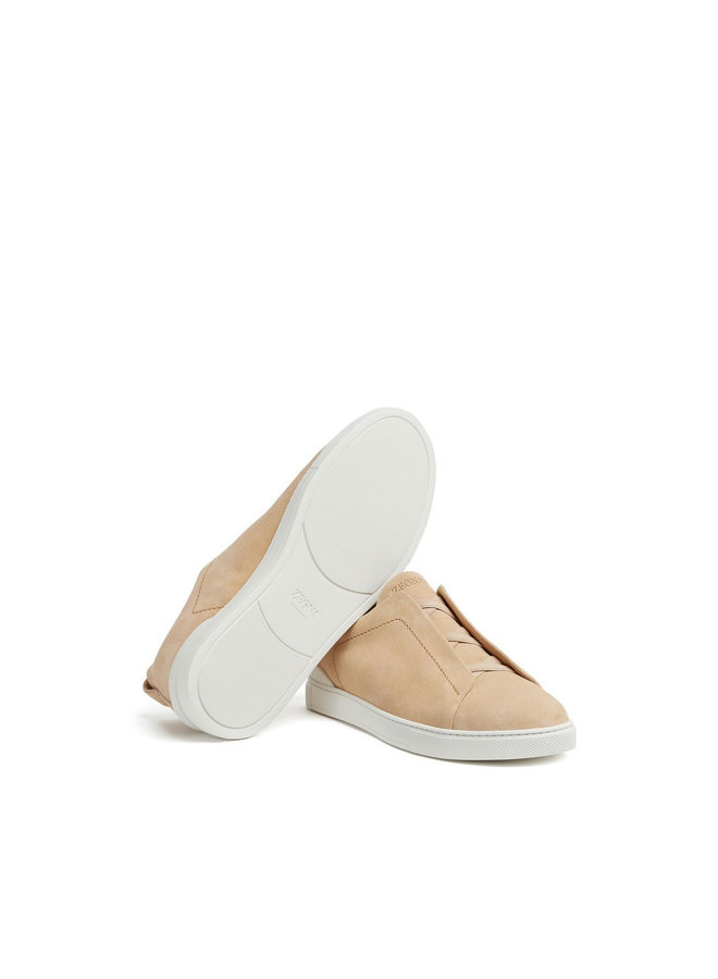 Triple Stitch™ Low-Top Sneakers in Beige