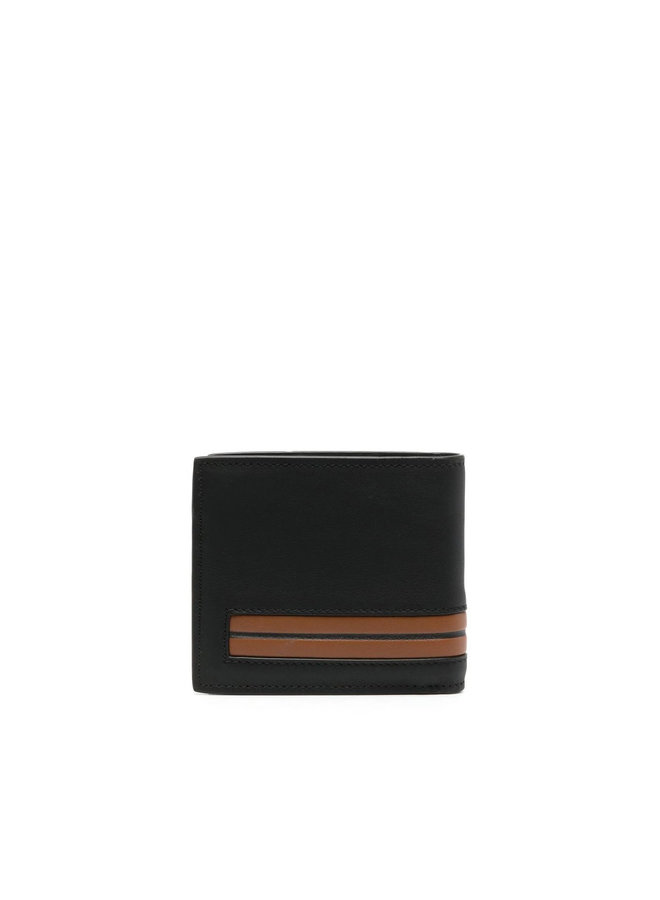 Bi-Fold Wallet in Black/Brown