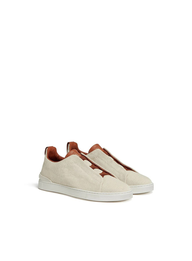 Triple Stitch™ Low-Top Sneakers in Beige