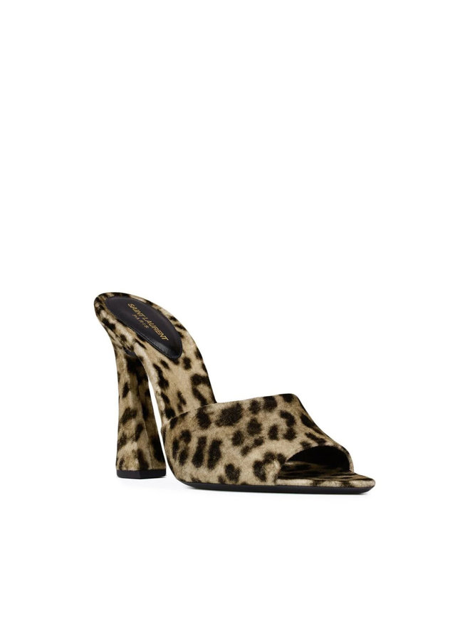 Suite High Heel Mule in Leopard Print