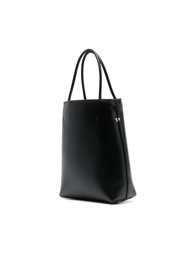 Sense Stitched Logo Mini Bag in Black