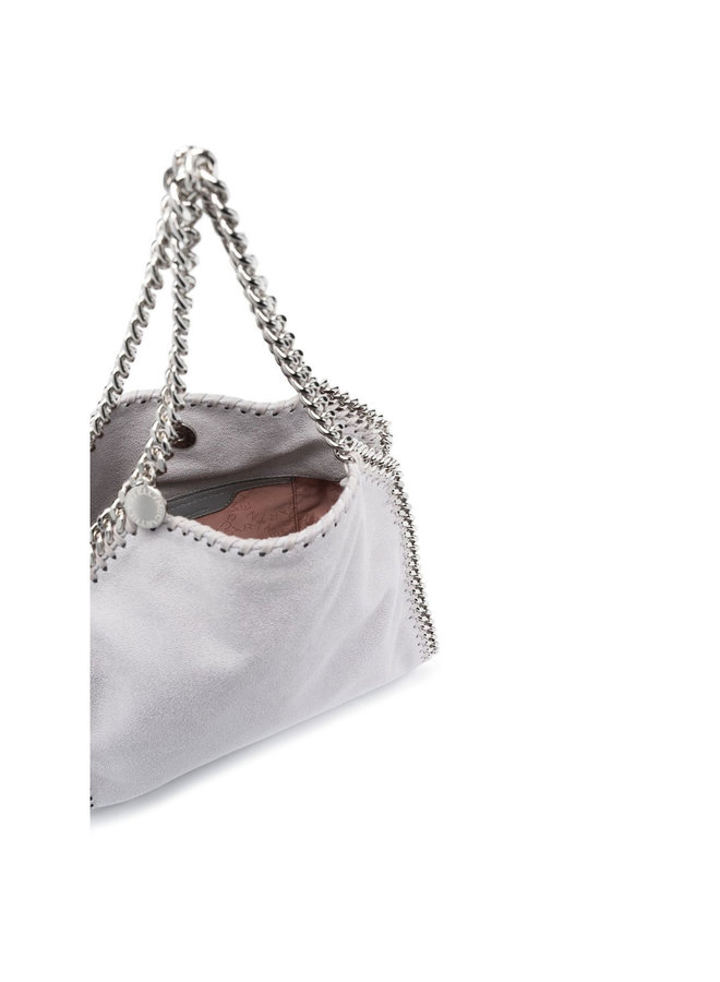 Falabella Mini 3 Chain Shoulder Bag in Ice Grey/Silver