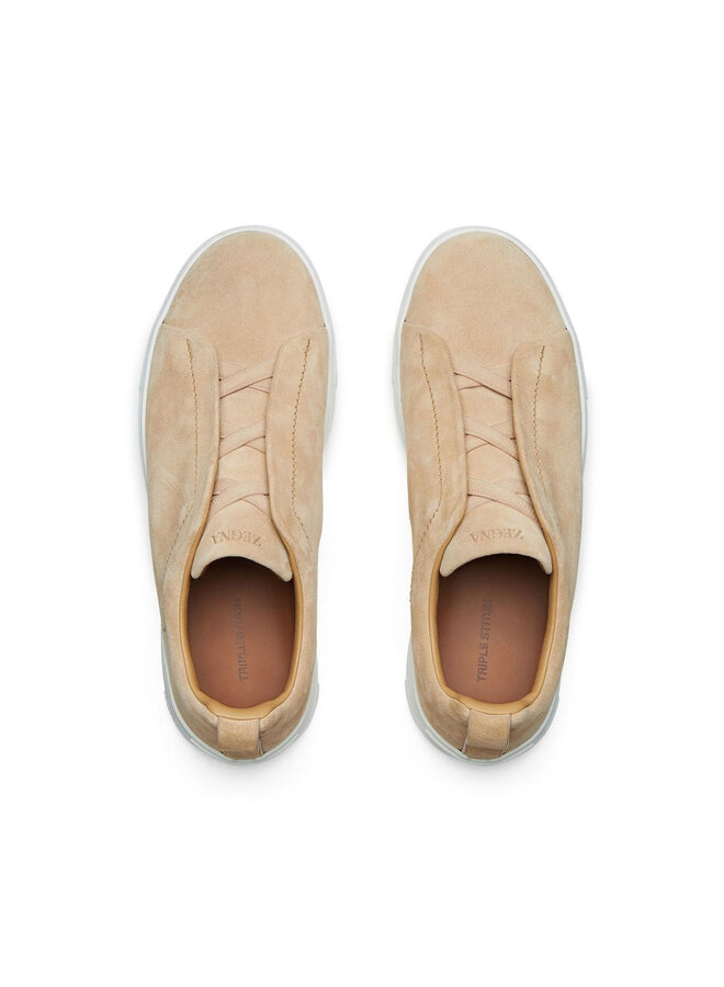 Triple Stitch™ Low-Top Sneakers in Beige