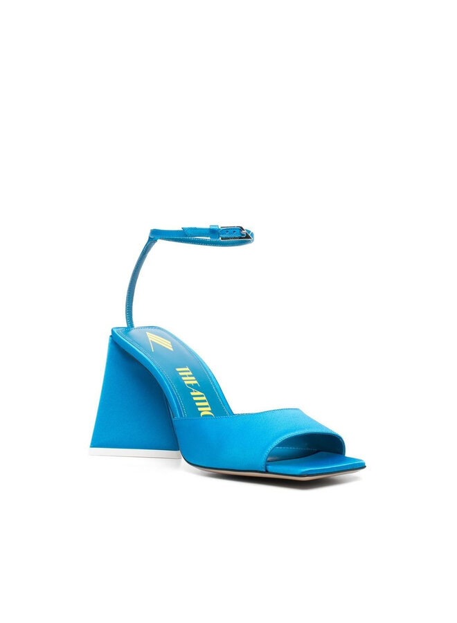 Piper Mid Heel Sandals in Turquoise