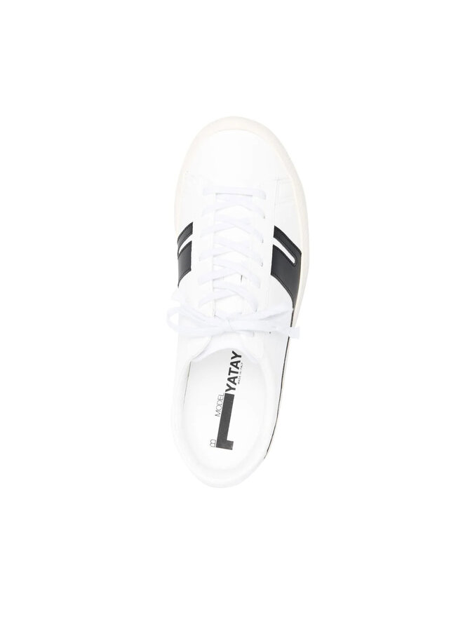 Yatay Model 1 Low Top Sneakers in White/Black