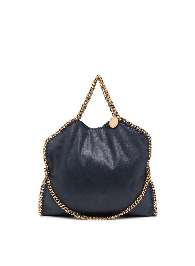 Falabella 3 Chain Shoulder Bag in Blue/Gold