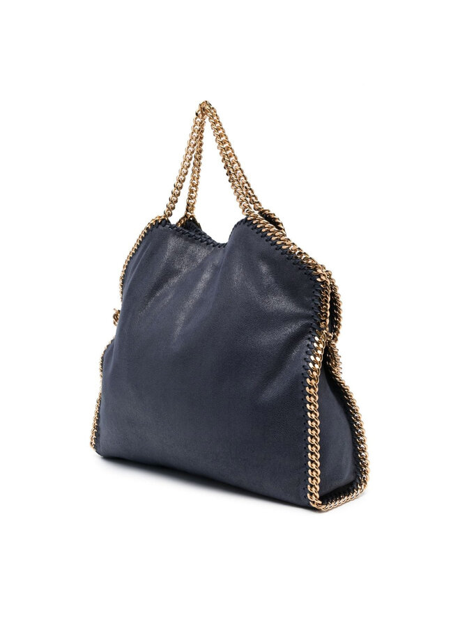 Falabella 3 Chain Shoulder Bag in Blue/Gold