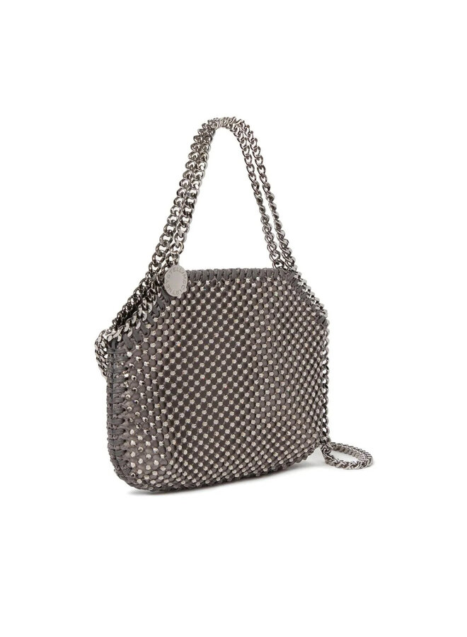 Falabella Tiny Crossbody Bag in Silver