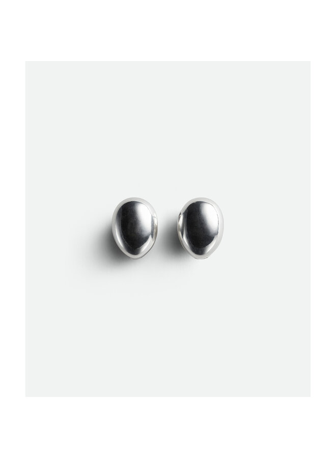 Round Shape Earrings in Silver