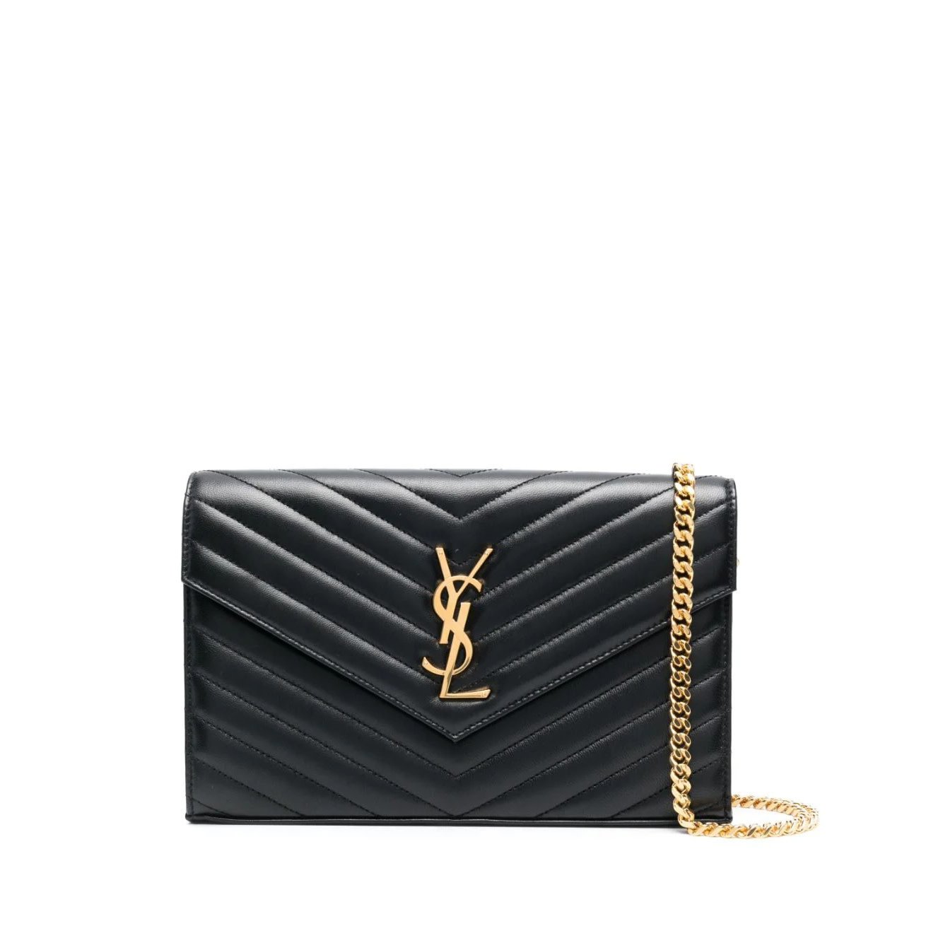 CASSANDRE large envelope pouch in lambskin, Saint Laurent