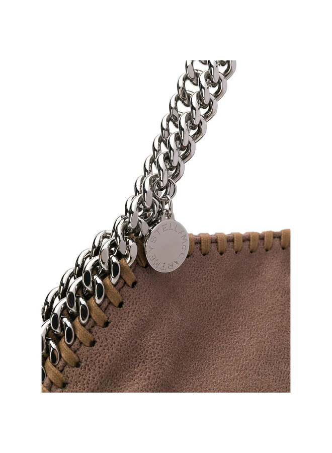 Small Falabella Crossbody Bag in Dark Taupe/Silver
