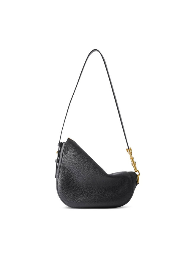 Knight Small Shoulder Bag in Black