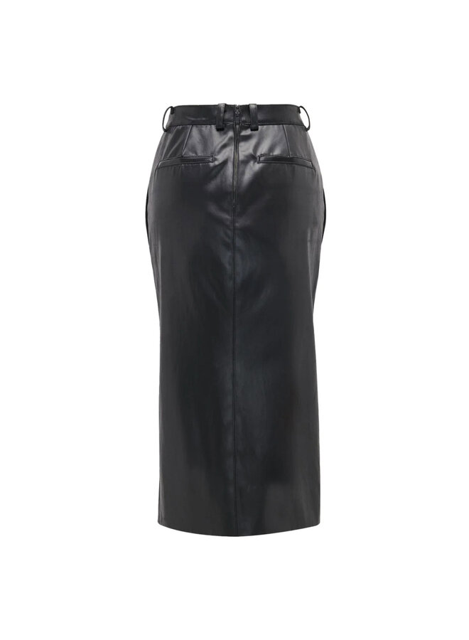 Midi Pencil Skirt in Black