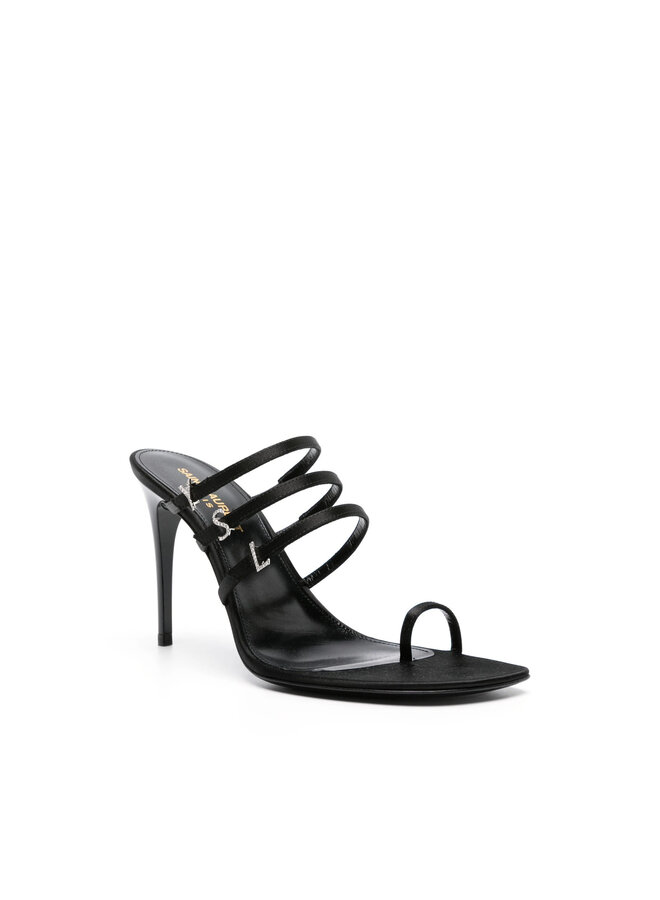 Jerry High Heel Sandals in Black