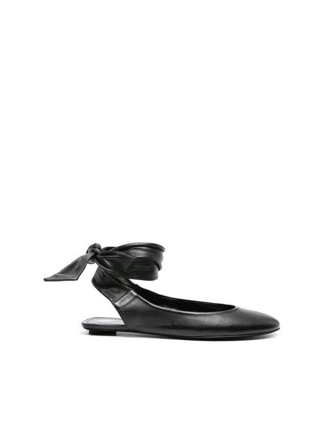 Cloe Flat Ballerina in Black