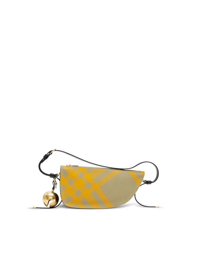 Shield Mini Shoulder Bag in Mustard Yellow