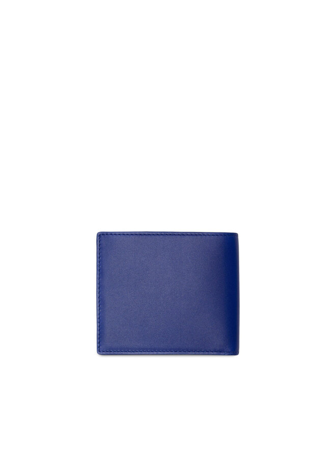 Equestrian Knight Folded Wallet in Bright Blue