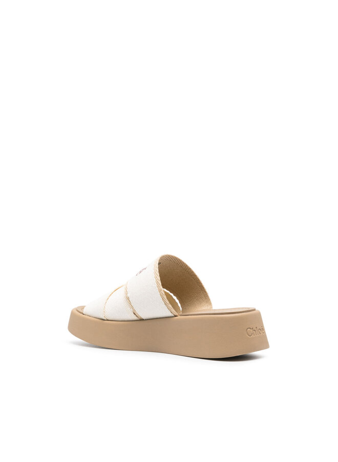 Mila Logo Platform Slides in Beige