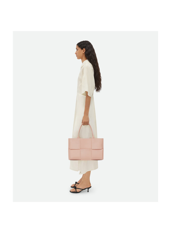 Arco Small Tote Bag in Light Pink