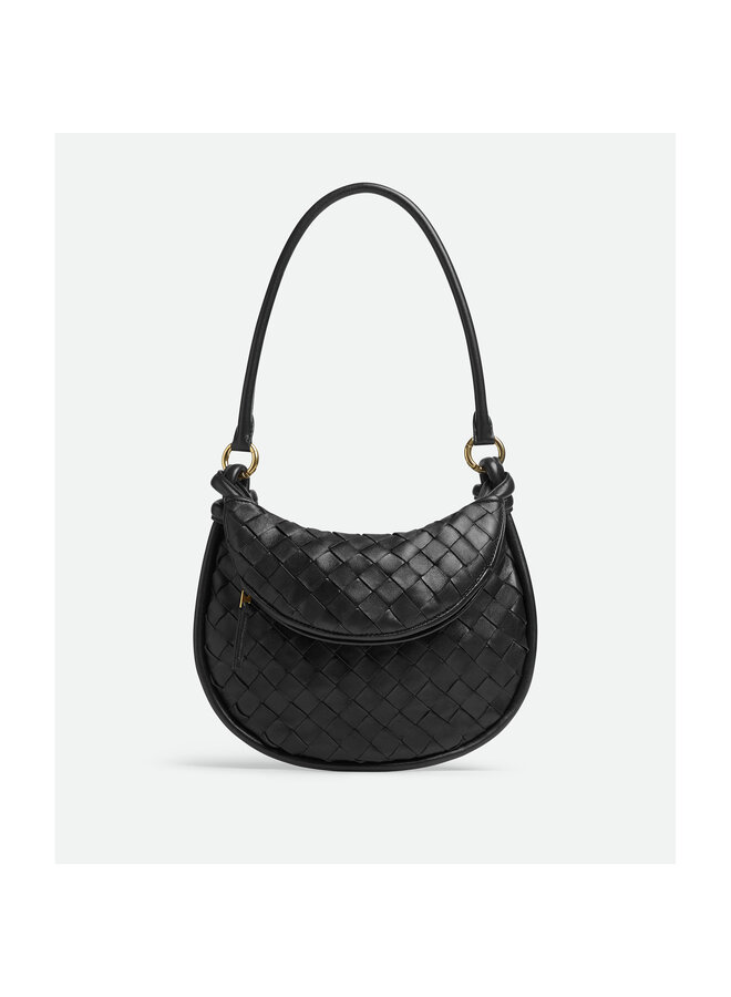 Gemelli Small Shoulder Bag in Black