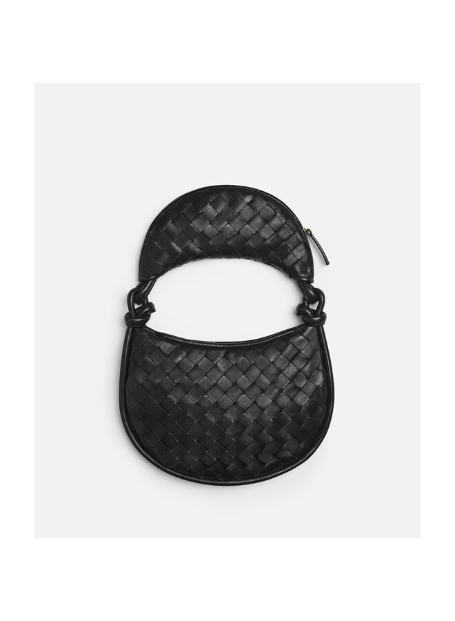 Gemelli Small Shoulder Bag in Black